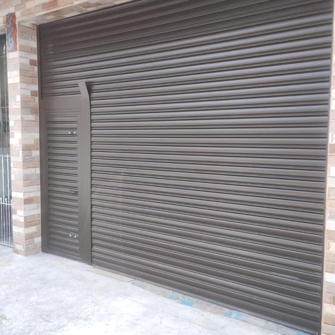 Porta de Aço Automática Marrom Eurofer